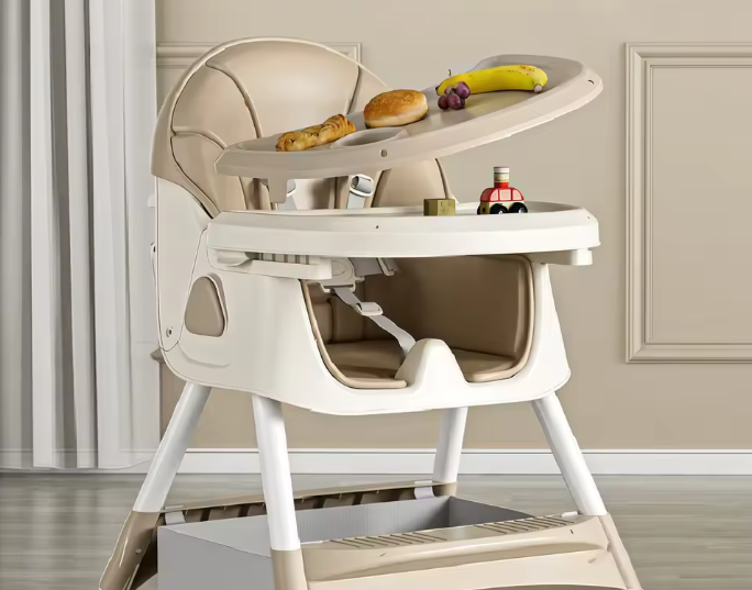 Chaise haute pour bébé 3en1 avec roulettes | Lüma Confo