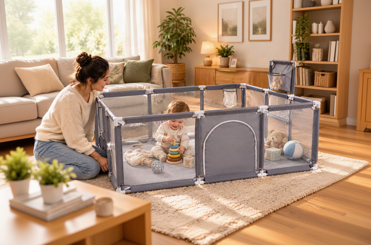 Parc de Jeu Bébé Pliable | Lüma Soccer