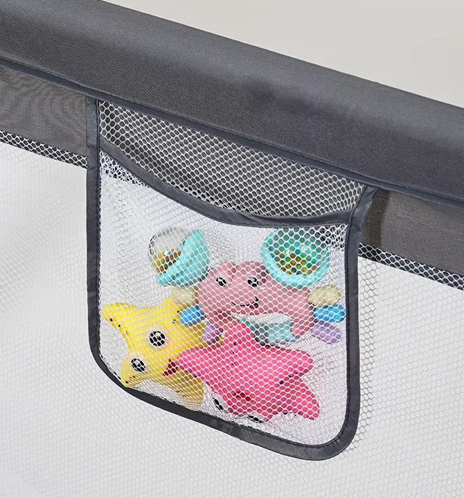 Parc de jeu pour bébé gris | Lüma Discovery