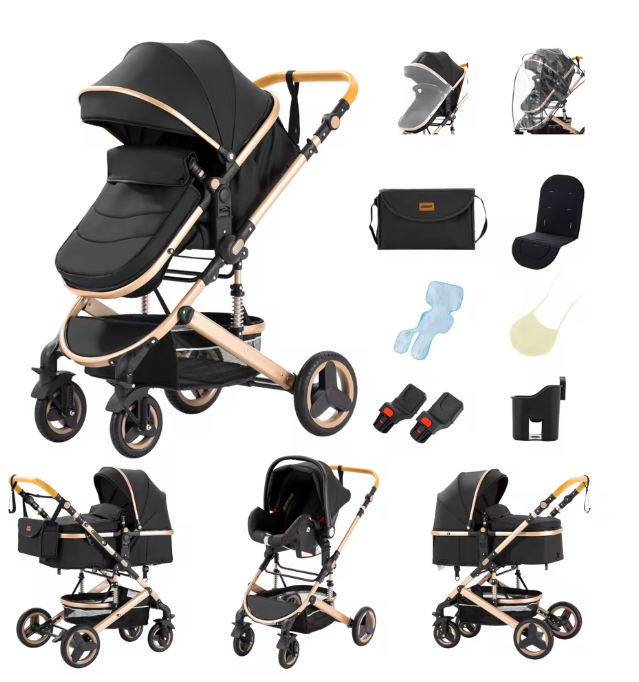 Poussette à apparence luxueuse 3-en-1 | Lüma Nova