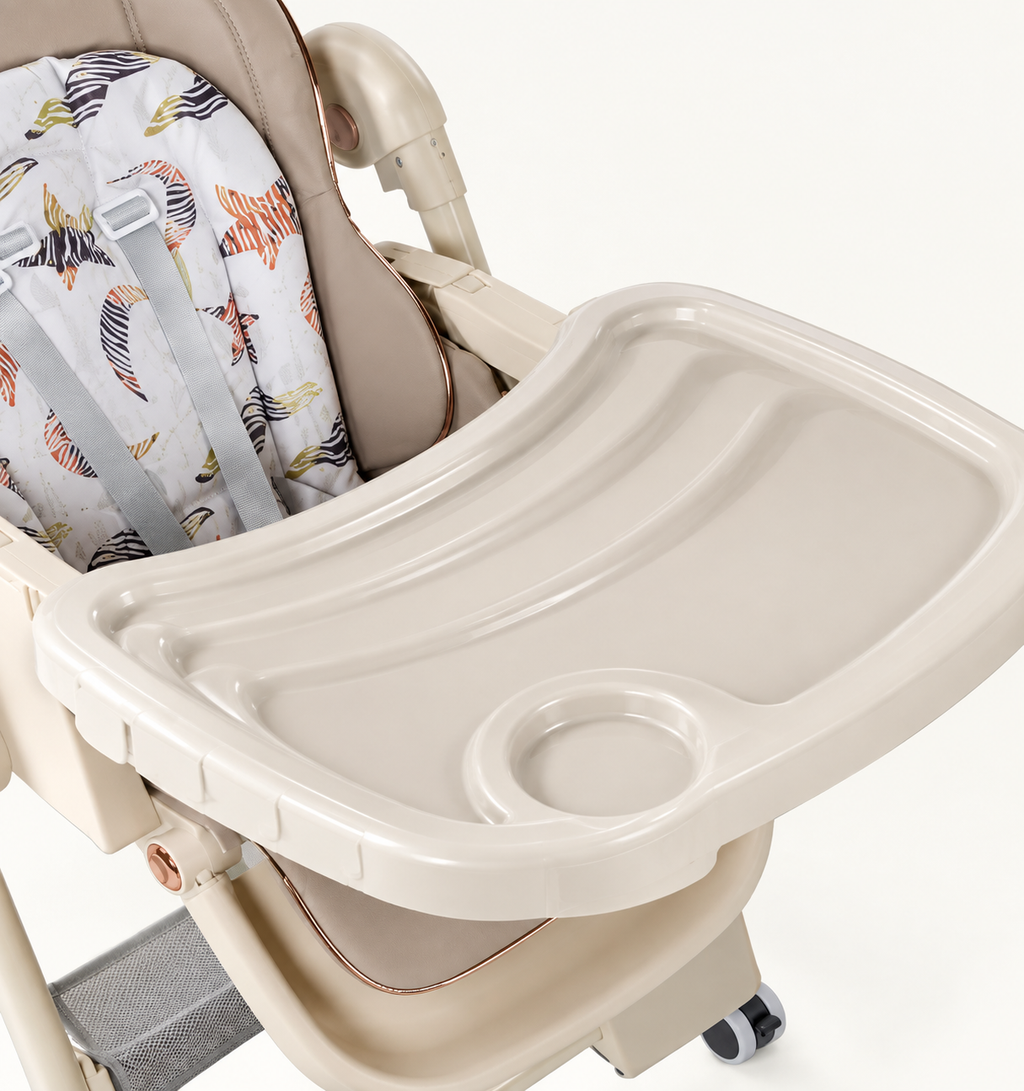 Chaise haute évolutive pour bébé avec roulette | Lüma  Evo